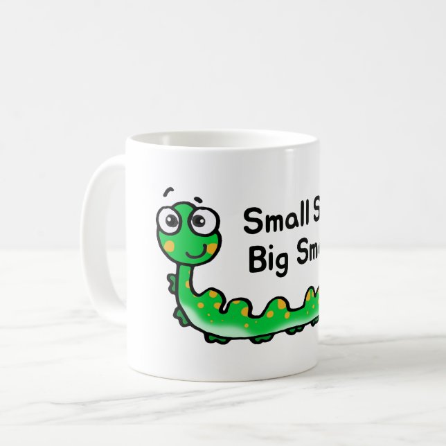 Mug Cartographie de la chenille de la plus grande tail (Devant gauche)