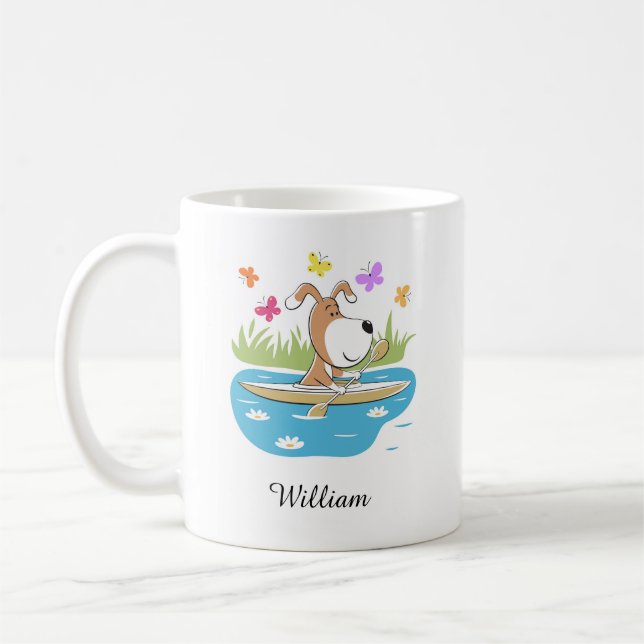 Mug Cartographier Chien mignon Chien Chien Chien Chien (Gauche)