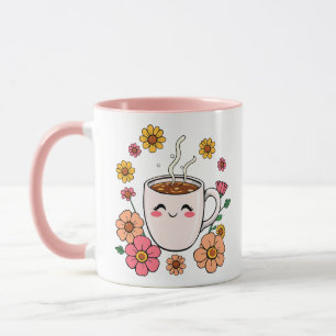 Mug Carton adorable au café Kawaii