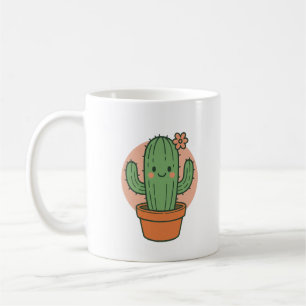Mug Carton Cactus mignon PNG Clipart Plante Kawaii