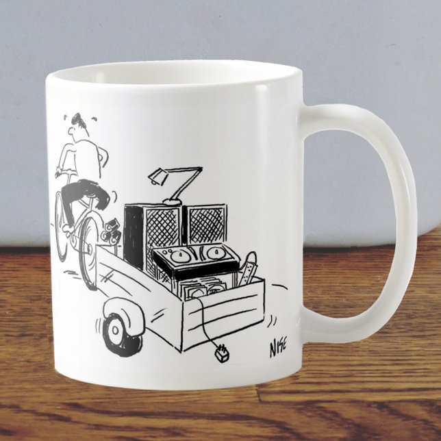 Mug Carton DJ Mobile (Créateur téléchargé)