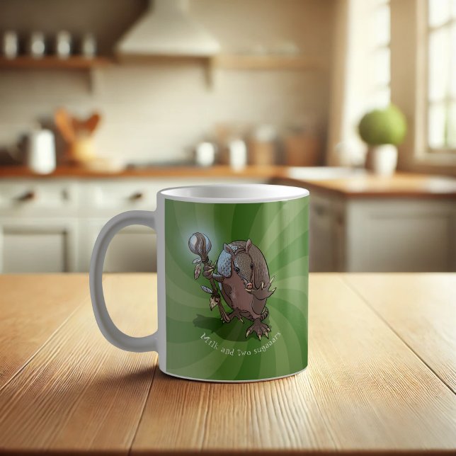 Mug Carton Hypnotique Armadillo Lait et deux sucres (Créateur téléchargé)