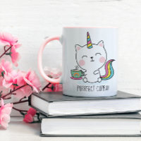 Carton rose Cuppa Cute Kawaii Caticorn