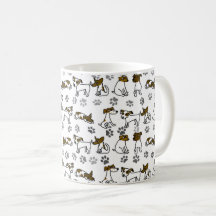Mug Cartoon avec Jack Russell Terrier