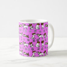 Mug Cartoon avec Jack Russell Terrier
