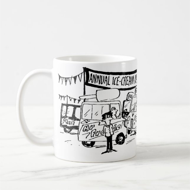 Mug Cartoon des championnats de Van Cream (Gauche)