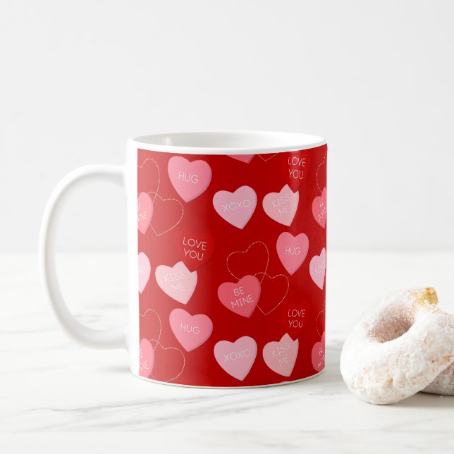 Mug Cascade Candy Heart (Avec donut)