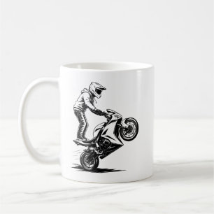 Mug Cascade de moto de sport