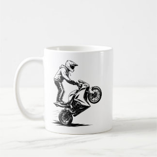 Mug Cascade de moto de sport