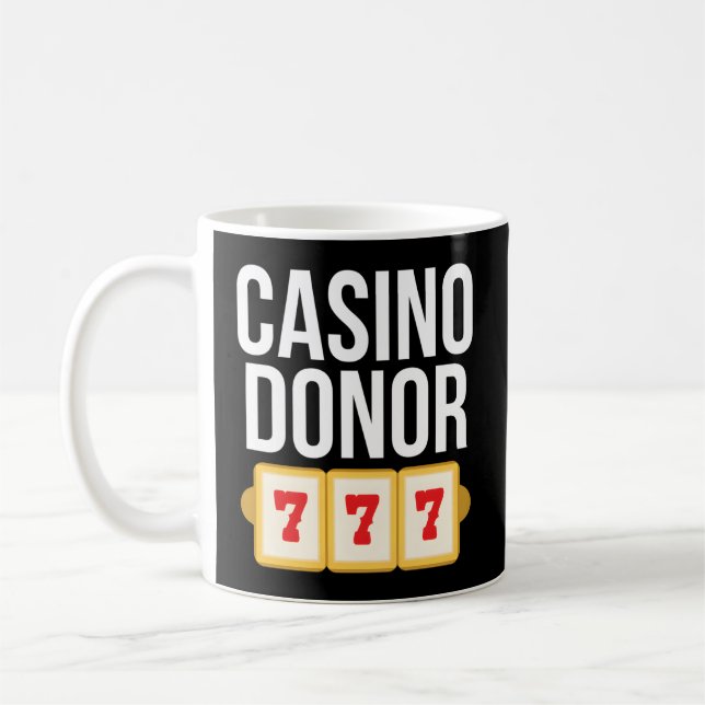 Mug Casino Donateur Jeu joueur Plaisanterie (Gauche)