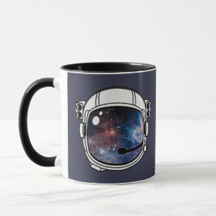 Mug Casque d'astronaute spatiale à deux tons