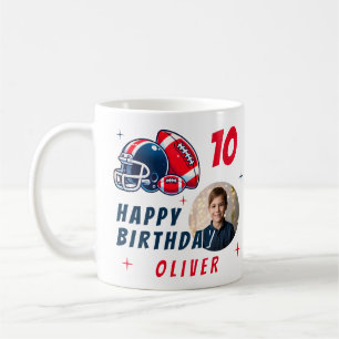 Mug Casque de ballon de football Dessin animé Photo An