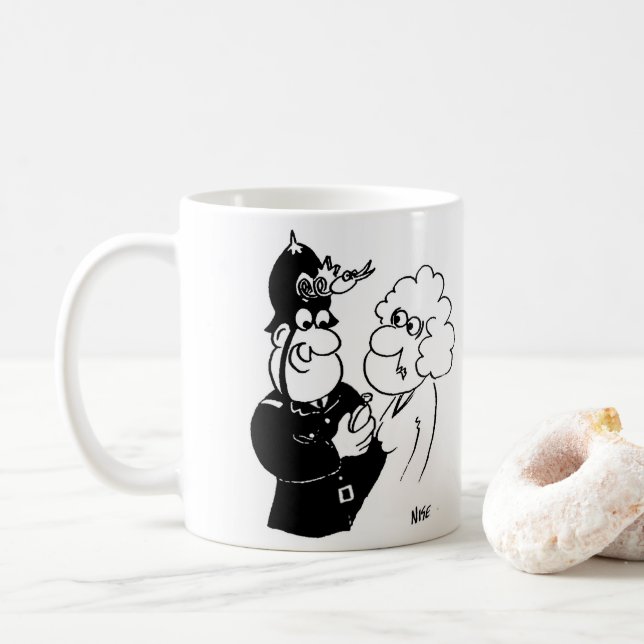 Mug Casque de police (Avec donut)