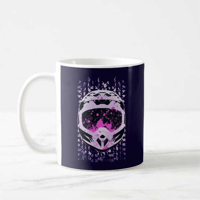 Mug Casque de vélo graphique (Gauche)