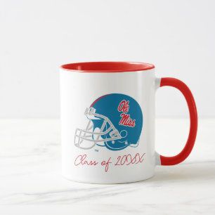 Mug Casque Ole Miss Football   Bleu clair