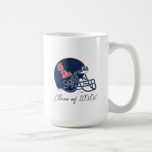 Mug Casque Ole Miss Football bleu foncé