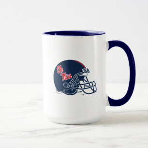 Mug Casque Ole Miss Football   bleu foncé