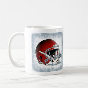 Mug Casque rouge de football