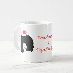 Mug Casquette de Noël Afro Hair