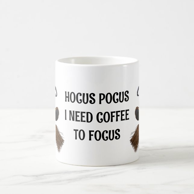 Mug Casquette de sorcière et Broomstick (Centre)