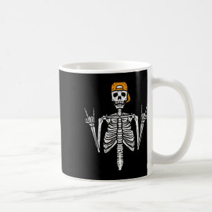 Mug Casquette de squelette de rockeur skater cool Hall