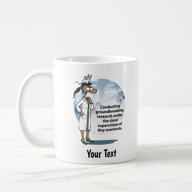 Mug Casquette de taux de vie de laboratoire (Gauche)