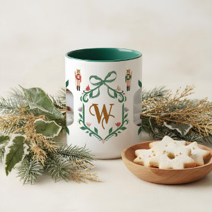 Mug Casse-noisette lunatique Monogramme & Photo Bow ve