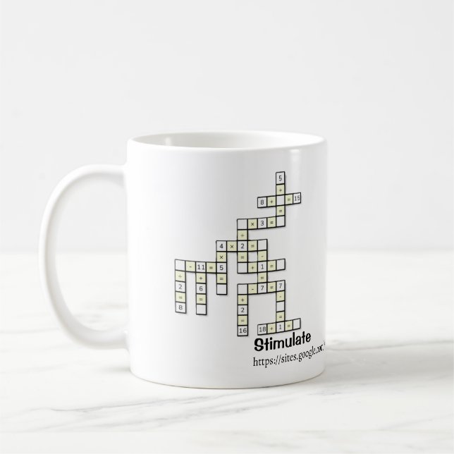 Mug Casse-tête Crossmath 2 (Gauche)