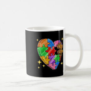 Mug Casse-tête de cœur d'autisme Journée mondiale de s