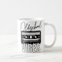 Cassette audio Oldschool Vibes retro vintage