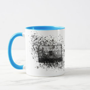 Mug Cassette audio rétro