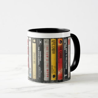 mug cassette de musique alternative des années 80