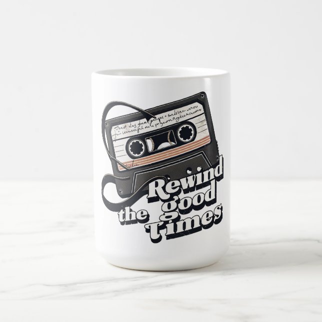 Mug Cassette rétro design pour les amateurs de nostalg (Centre)