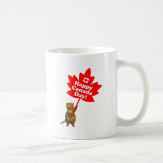 Mug Castor et feuille d'érable de la fête du Canada