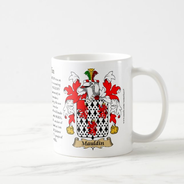 Mug Caswell, l'origine, la signification et la crête (Droite)