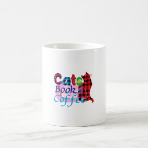 Mug Cat Art Chats Livres Coffee_2