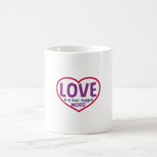 Mug Cat Art Love Est Un Mot À Quatre Pattes