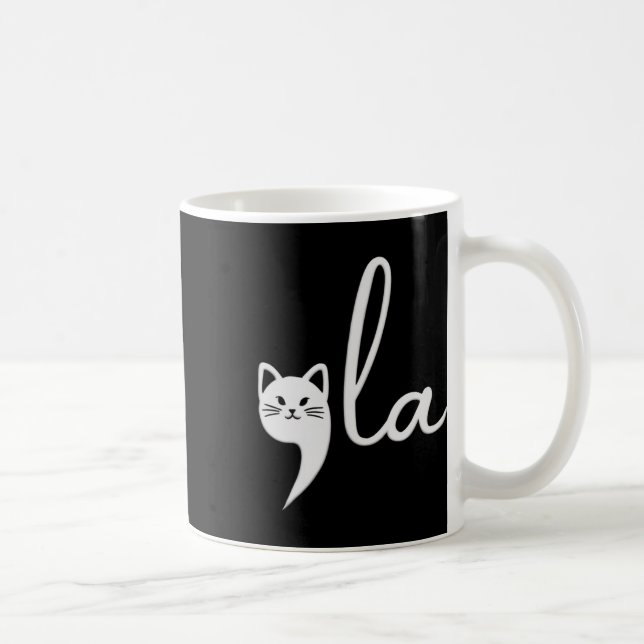 Mug Cat Comma-la Kamala Harris Président 2024 (Droite)