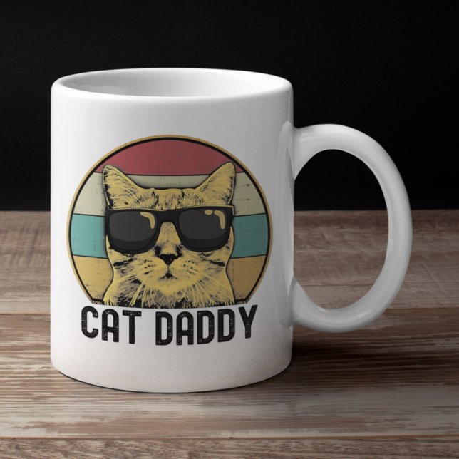 Mug Cat Dad Funny Cat Lovers (Créateur téléchargé)