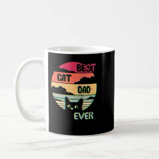 Mug Cat Kitty Meilleur chat papa toujours 51 pattes Bl (Gauche)