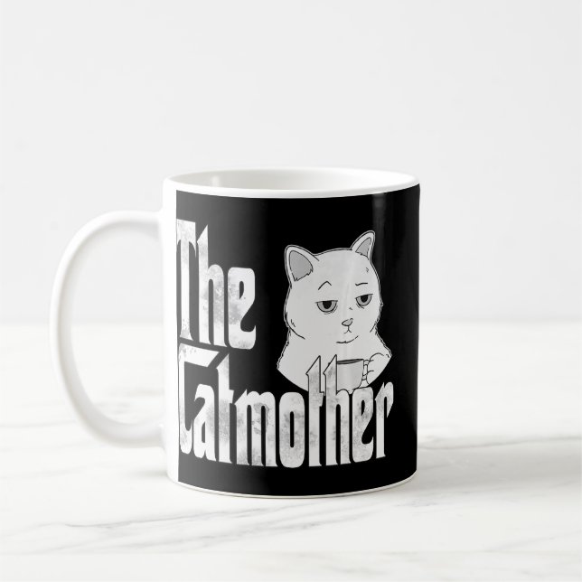 Mug Cat Maman Le Catmos Crazy Coffee Cat Mère Kitt (Gauche)