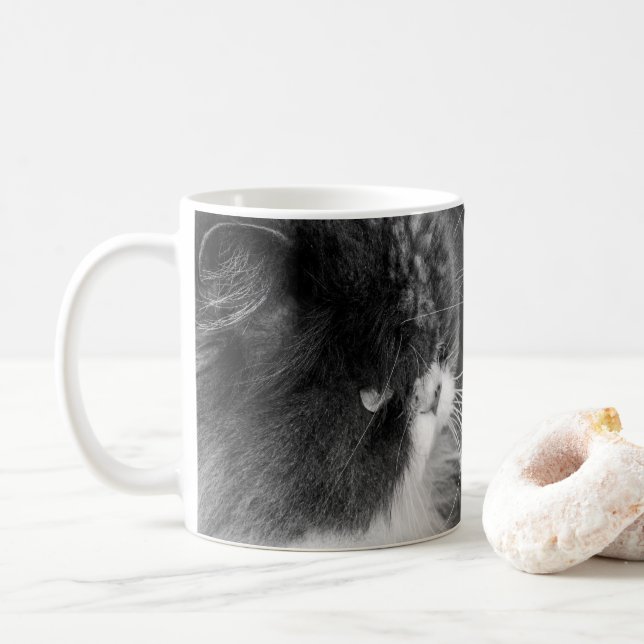 Mug Cat photo personnalisé (Avec donut)