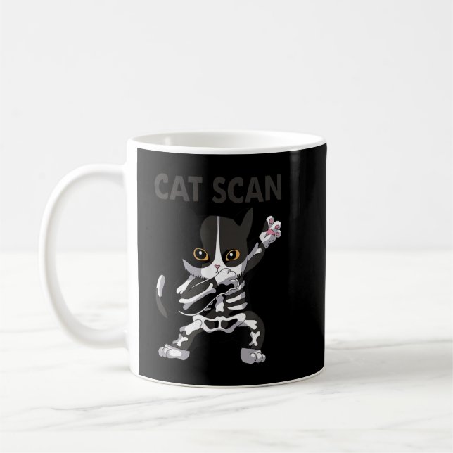 Mug Cat Scan CT Scan Funny Cat X-Ray Pun Mème Rad Tech (Gauche)