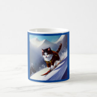 Mug Cat Snowboard
