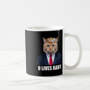 Mug Cat Trump 9 Lives Baby Trump 2024 Victoire remport