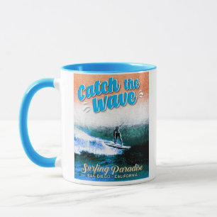 Mug Catch the Wave - Le paradis du surf