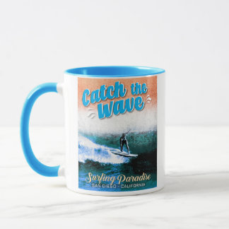 Mug Catch the Wave - Le paradis du surf