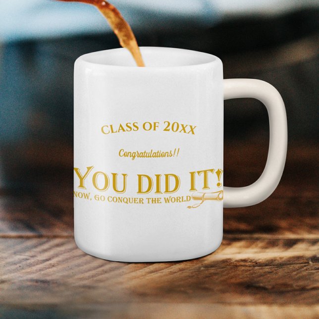 Mug Catégorie de 2025 VOUS L'AVEZ FAIT Photo Graduatio (Class of 2024 YOU DID IT Photo Graduation Coffee Mug)