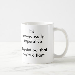 Mug Catégoriquement impératif au point… vous êtes