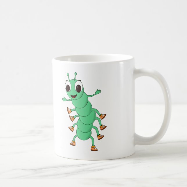 Mug Caterpillar verte (Droite)